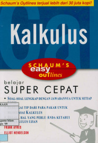 Image of Kalkulus, Belajar Super Cepat