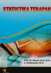 Image of Statistika terapan : untuk pembuat kebijakan dan pengambilan keputusan