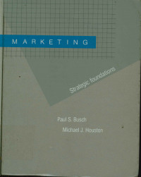 Image of Marketing strategic foundations