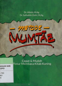 Image of Metode mumtaz : Cepat dan mudah pintar membaca kitab kuning