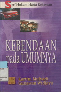 Image of Kebendaan Pada Umumnya