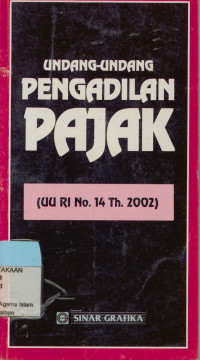Image of Undang-undang Pengadilan Pajak