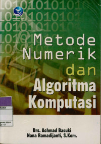 Image of Metode Numerik dan Algoritma Komputasi