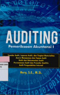 Image of Auditing (pemeriksaan akuntansi I)
