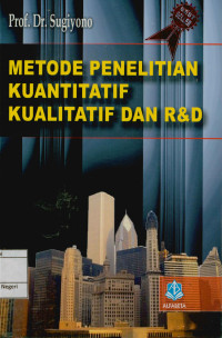 Image of Metode penelitian kuantitatif kualitatif dan R & D