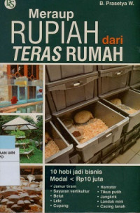 Image of Meraup rupiah dari teras rumah