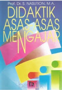 Image of Didaktik Asas-asas Mengajar (Cet. IV)