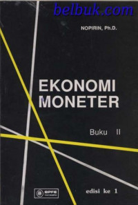 Image of Ekonomi moneter Buku II