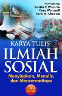 Image of Karya tulis ilmiah sosial : Menyiapkan, menulis, dan mencermatinya