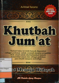 Image of Khutbah Jum'at kiat menuju hidayah