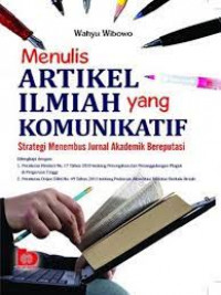 Image of Menulis artikel ilmiah yang komunikatif
