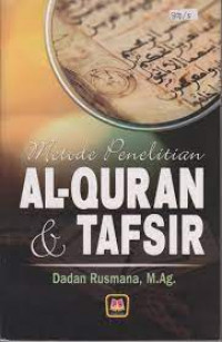 Image of Metode Penelitian Al-Qur'an & Tafsir
