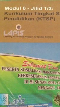 Image of Modul 6 - Jilid 1/2 : Kurikulum Tingkat Satuan Pendidkan (KTSP)